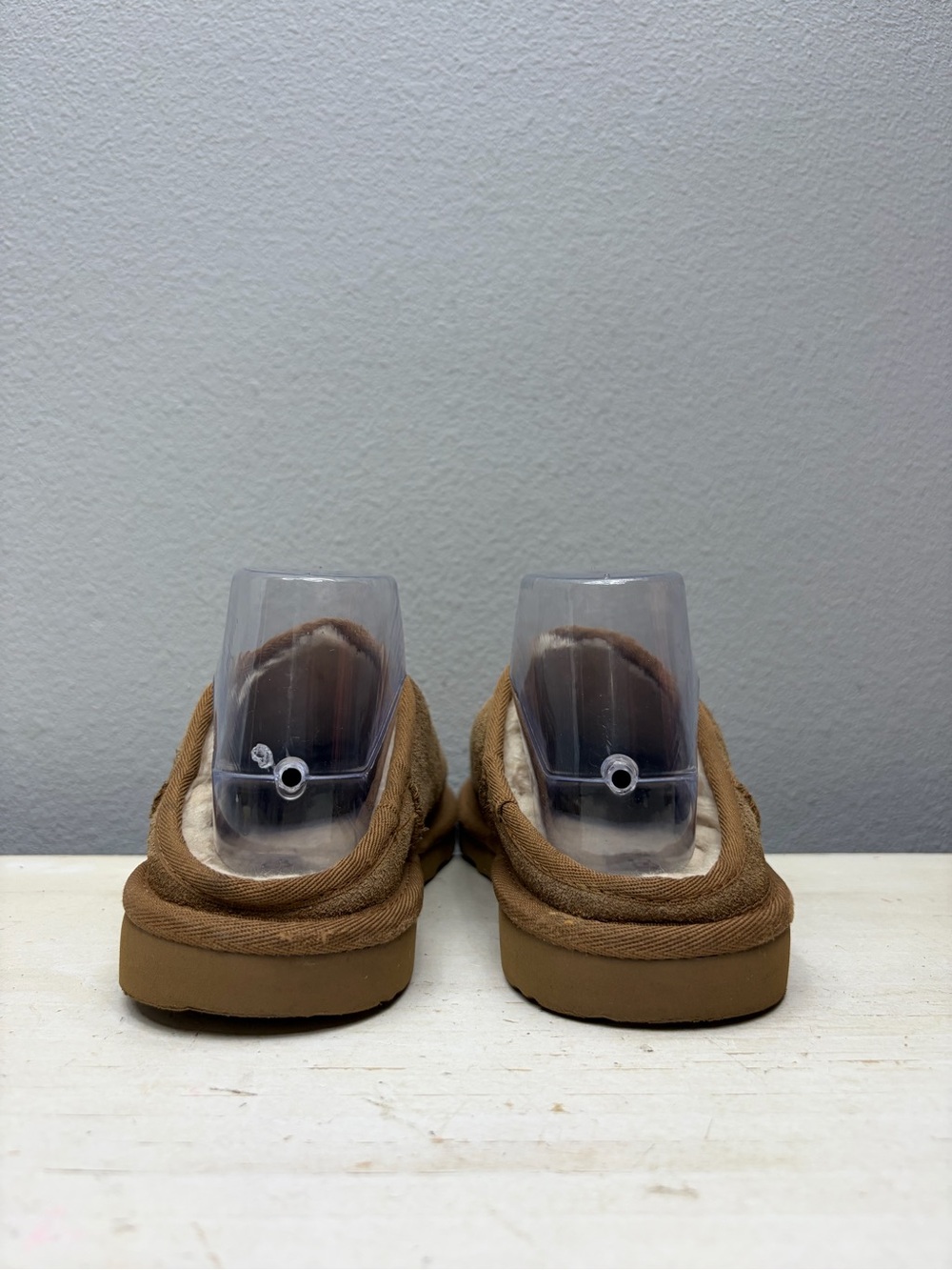 Ugg Brown Suede Classic Slippers Size 7 - Picture 5 of 7